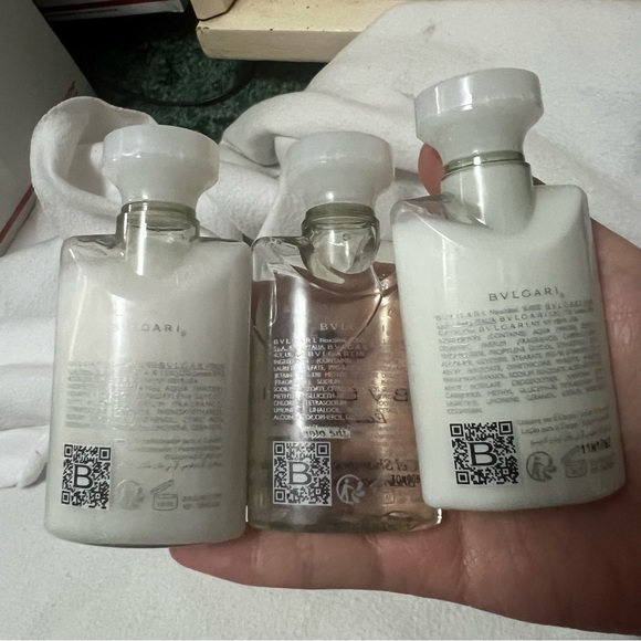 Bvlgari Eau Parfumée Au the Blanc white tea deluxe travel set Dec Sale - Picture 3 of 5